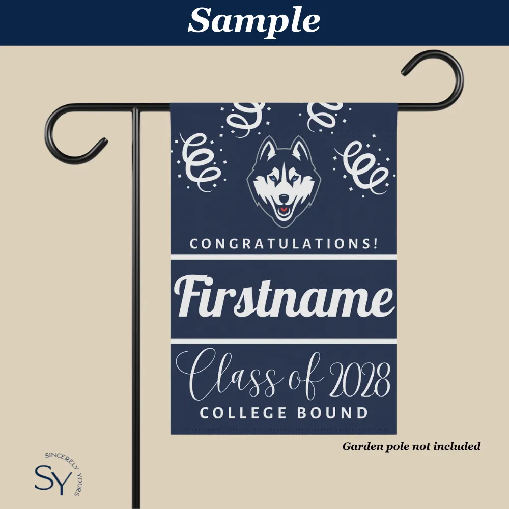 Custom College Bound Yard Flag | Yard Sign