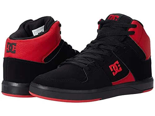 DC Cure Casual High-Top Skate Shoes Sneakers Black/Black/Red 10.5 D (M)