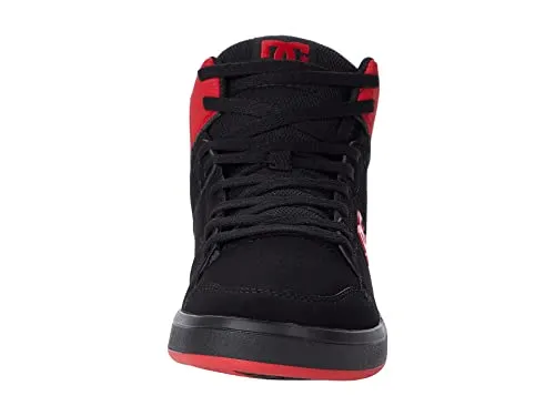 DC Cure Casual High-Top Skate Shoes Sneakers Black/Black/Red 10.5 D (M)