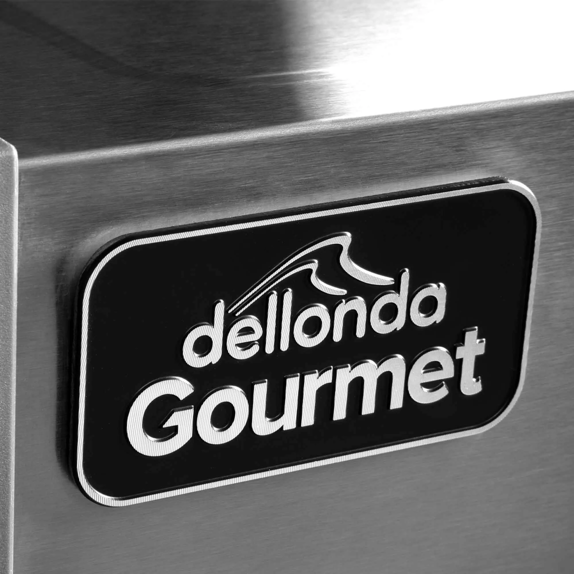 Dellonda 4 1 Burner Deluxe Gas BBQ & Water Resistant Cover, Stainless Steel - DG231