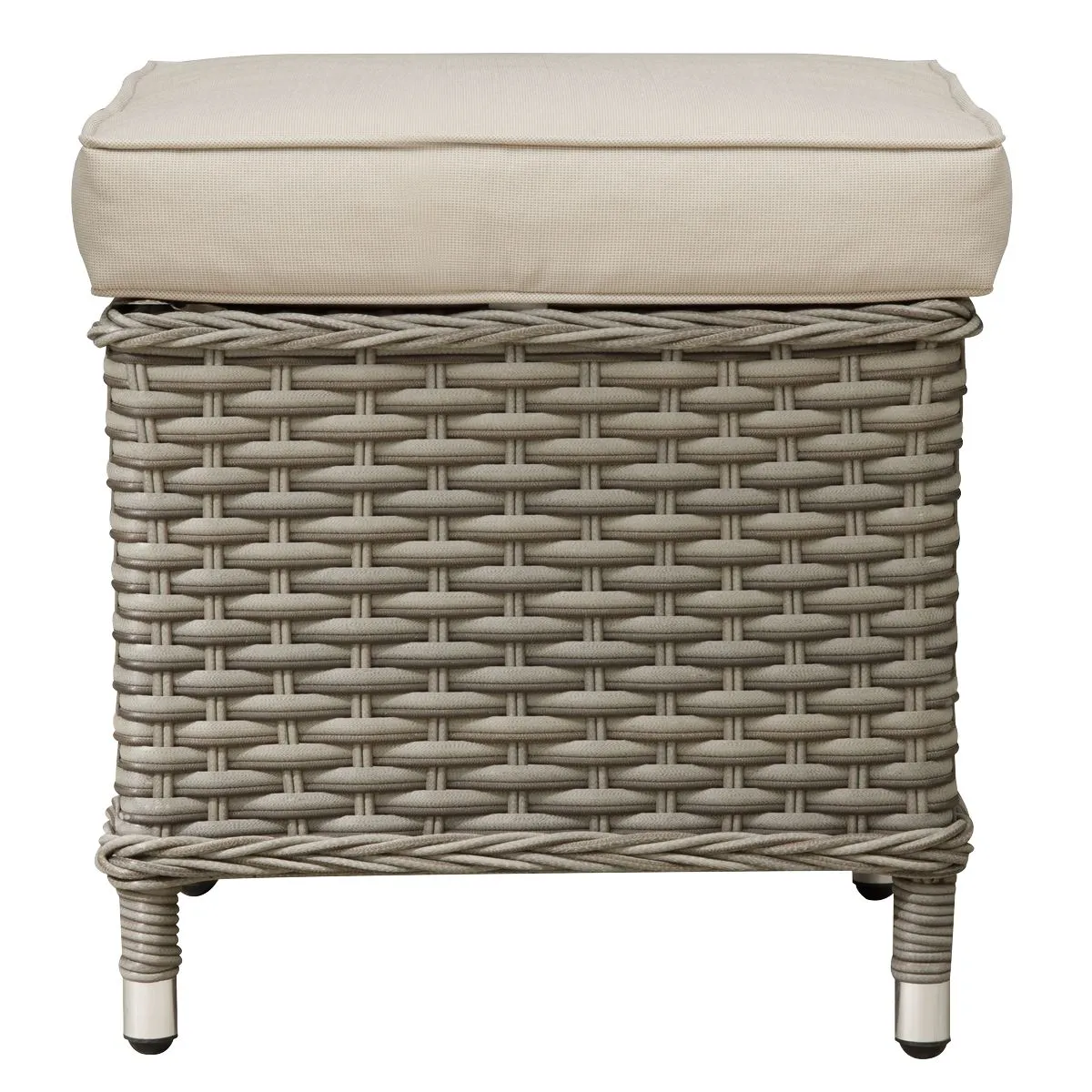 Dellonda Chester Rattan Wicker Outdoor 5 Seat Corner Sofa Set, Brown
