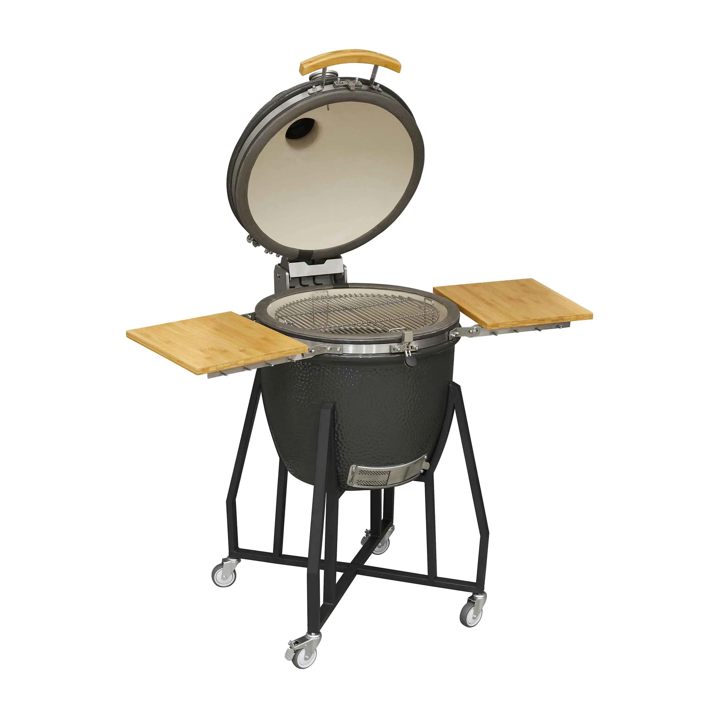 Deluxe Ceramic Kamado Style BBQ Grill/ Oven/Smoker, 22"(56cm) - DG236