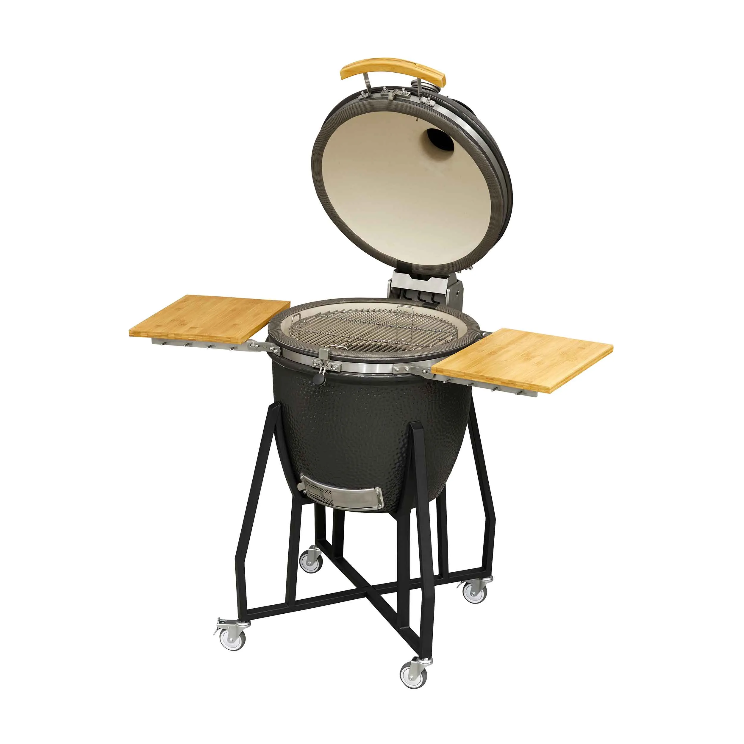 Deluxe Ceramic Kamado Style BBQ Grill/ Oven/Smoker, 22"(56cm) - DG236