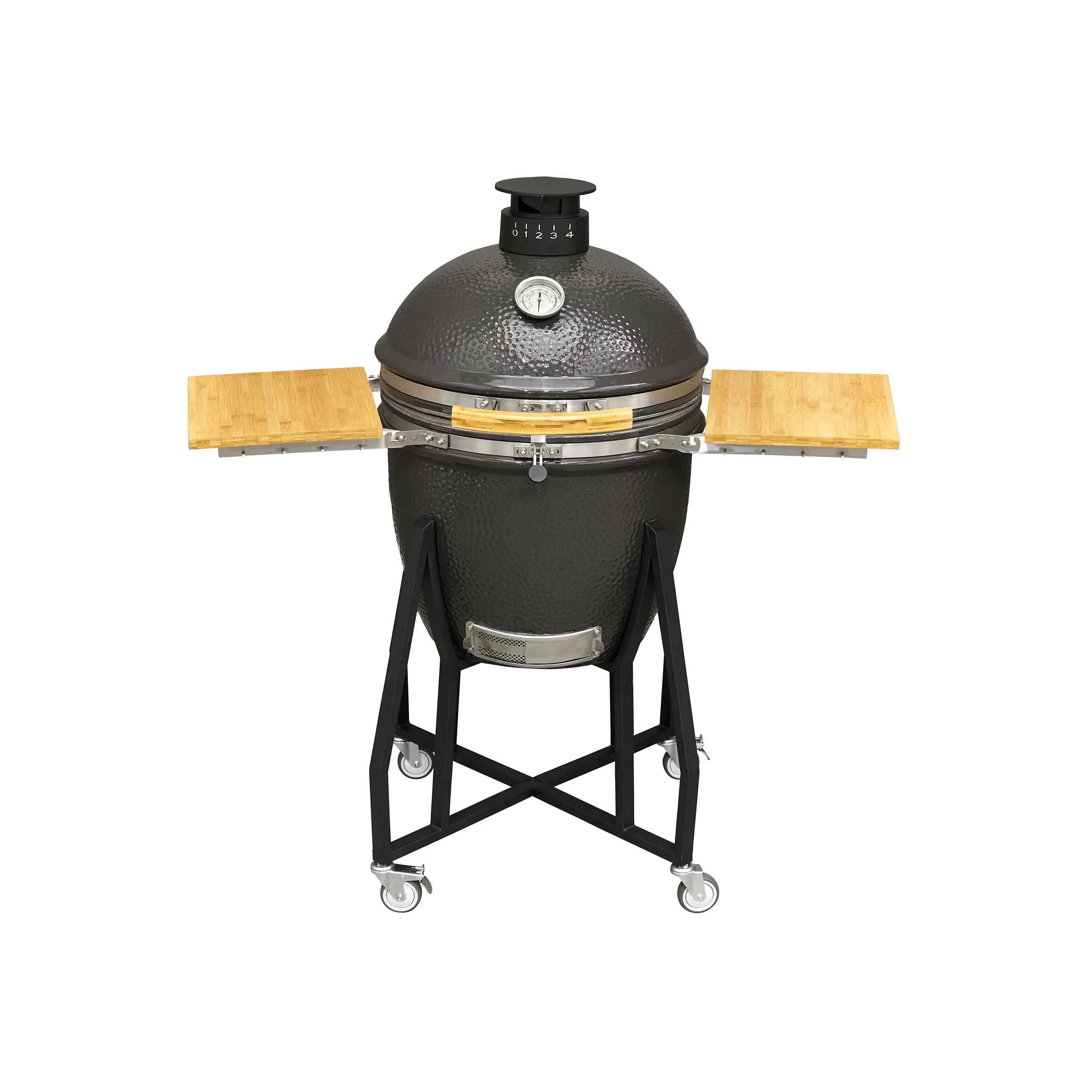 Deluxe Ceramic Kamado Style BBQ Grill/ Oven/Smoker, 22"(56cm) - DG236