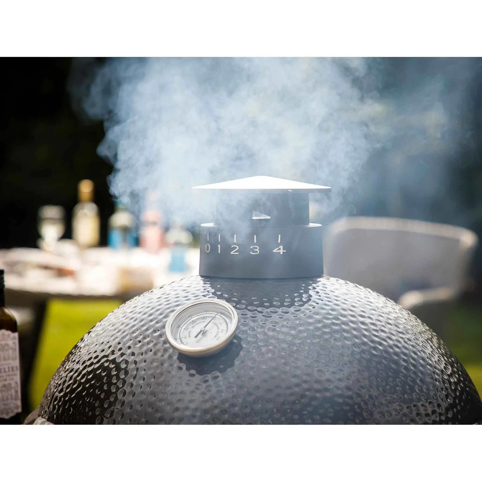 Deluxe Ceramic Kamado Style BBQ Grill/ Oven/Smoker, 22"(56cm) - DG236