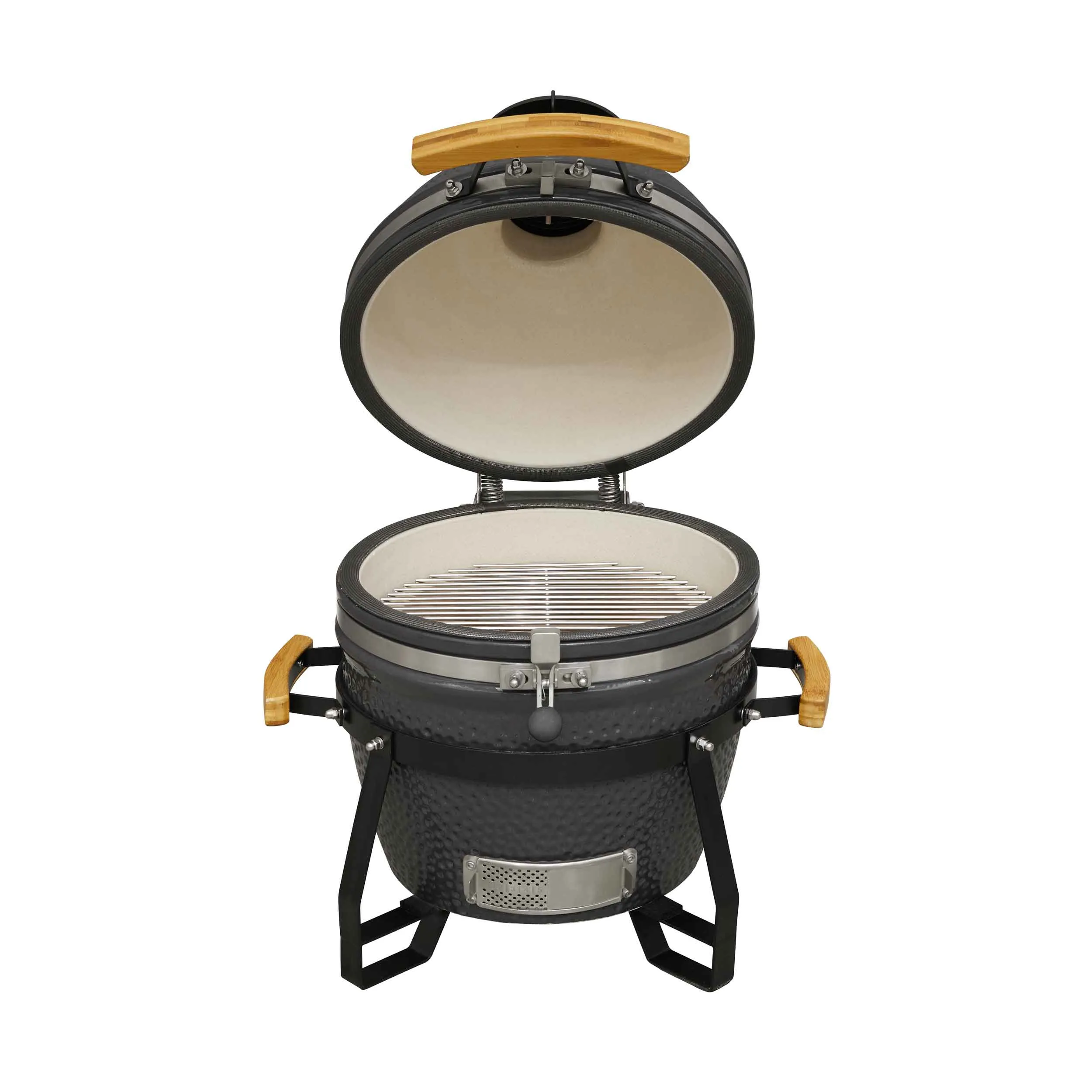 Deluxe Kamado BBQ Grill, Oven, Smoker, Ceramic 16"(40cm) - DG158