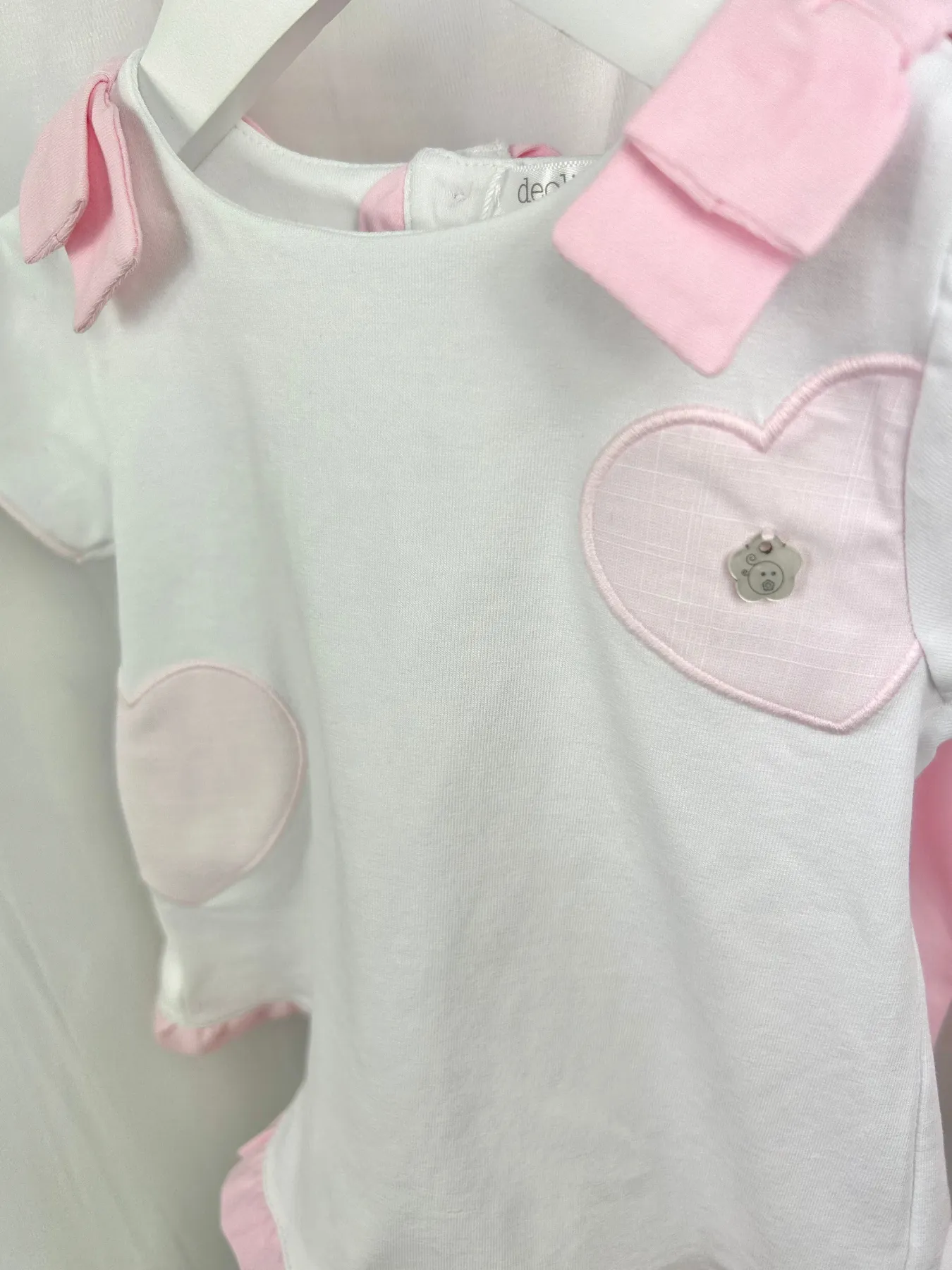 Deolinda Toddler Girl 'Lina' Heart Legging Set