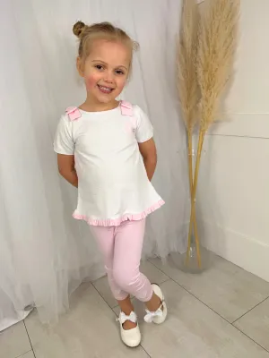 Deolinda Toddler Girl 'Lina' Heart Legging Set