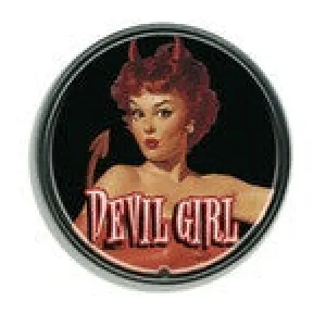 Devil Girl Retro Belt Buckle