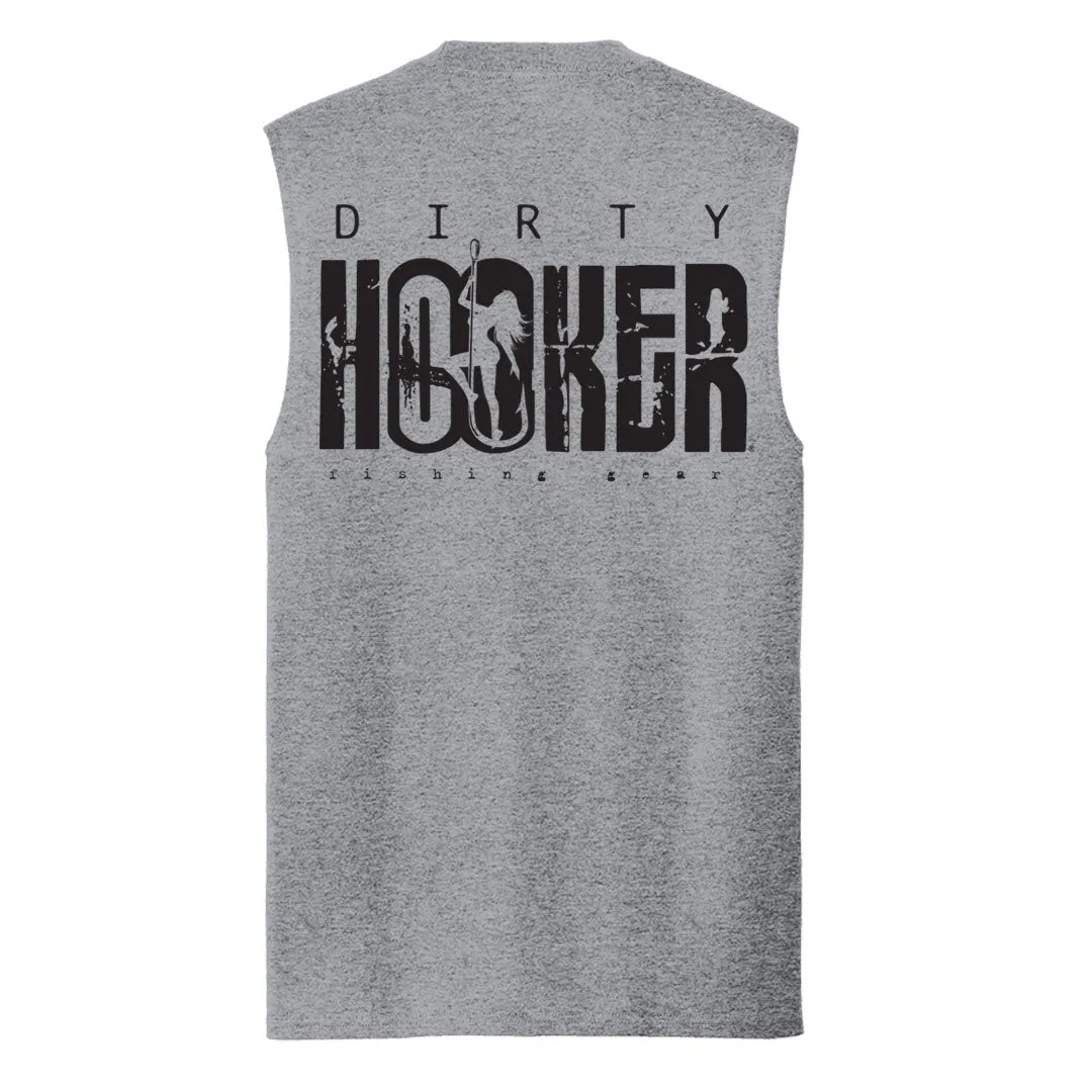 Dirty Hooker Classic Black Muscle Sleeveless Tank
