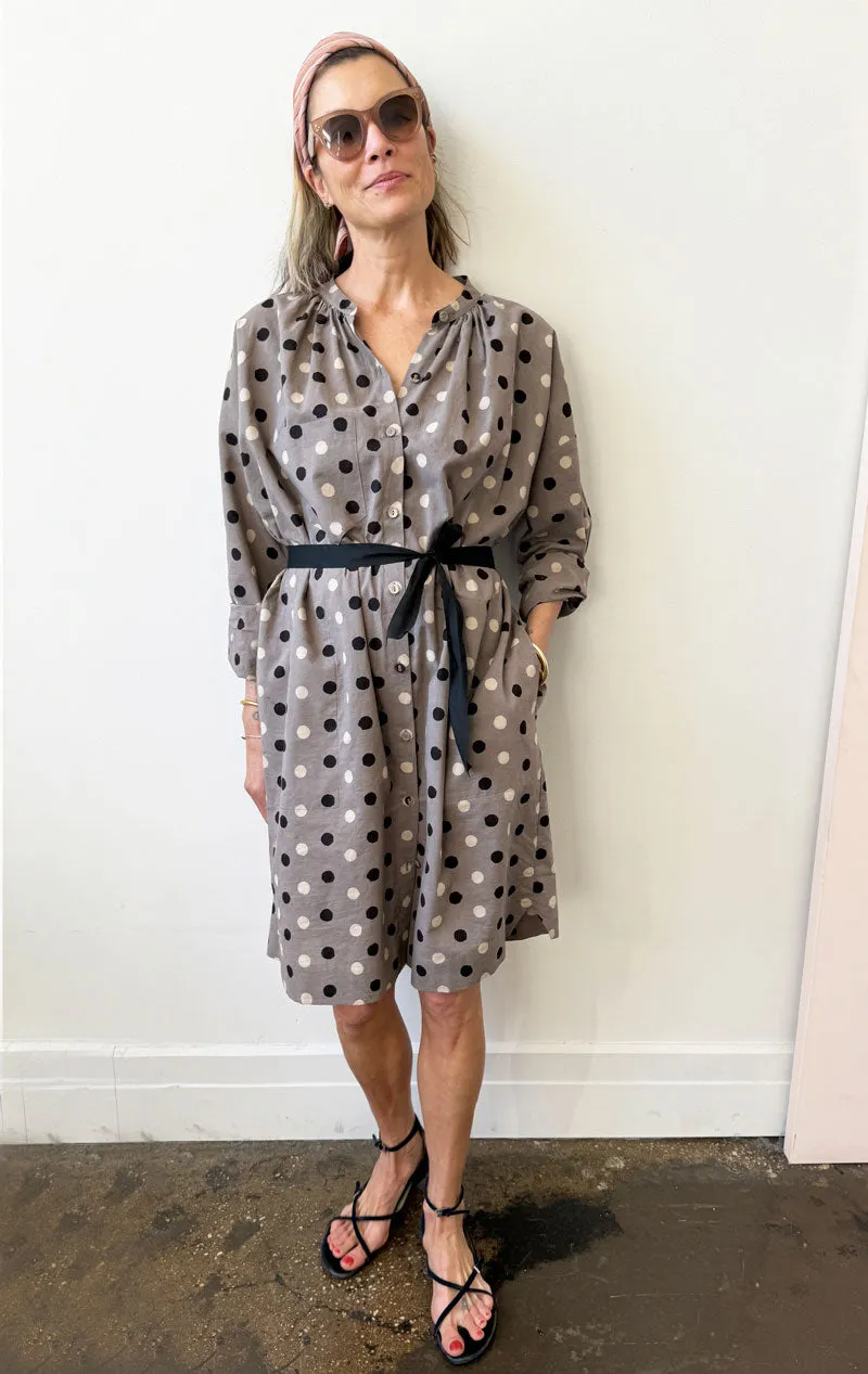Dot button dress-special sale price!