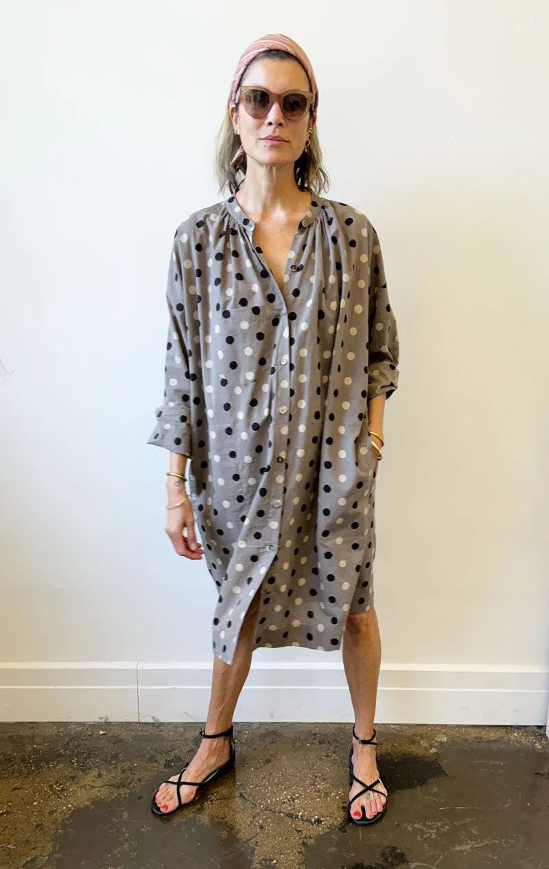 Dot button dress-special sale price!