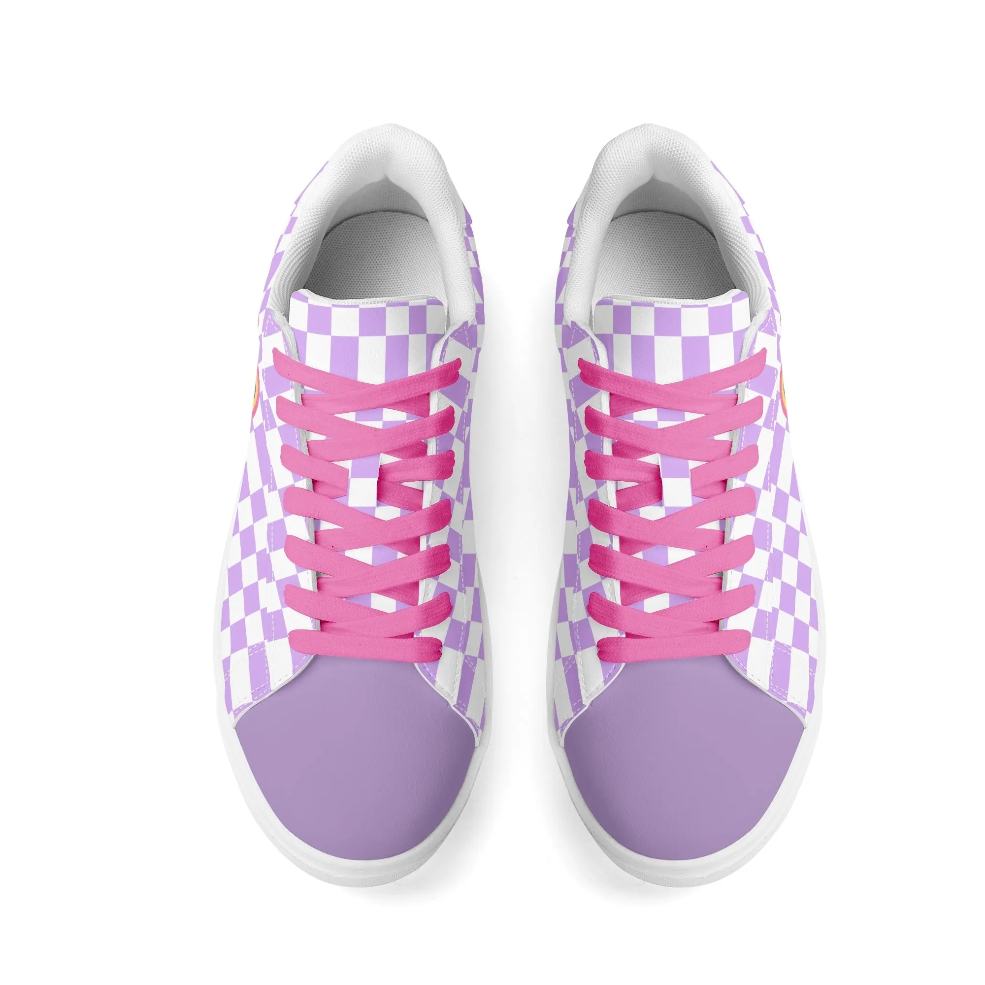 Dream Pop Unisex Low Top Leather Kicks