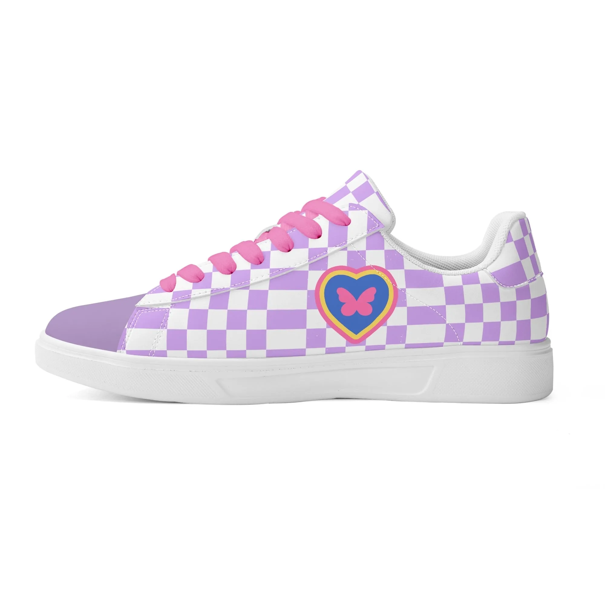 Dream Pop Unisex Low Top Leather Kicks