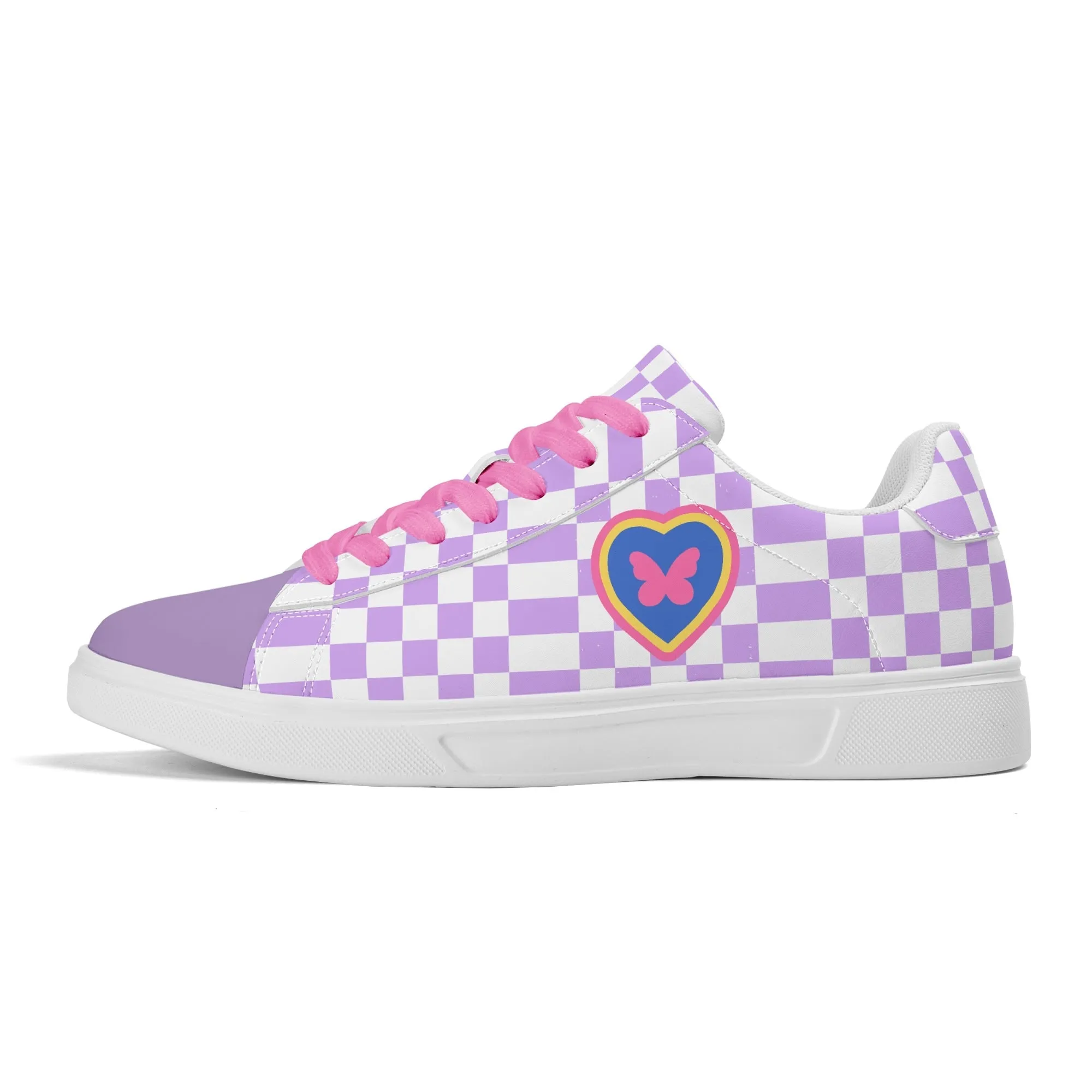 Dream Pop Unisex Low Top Leather Kicks