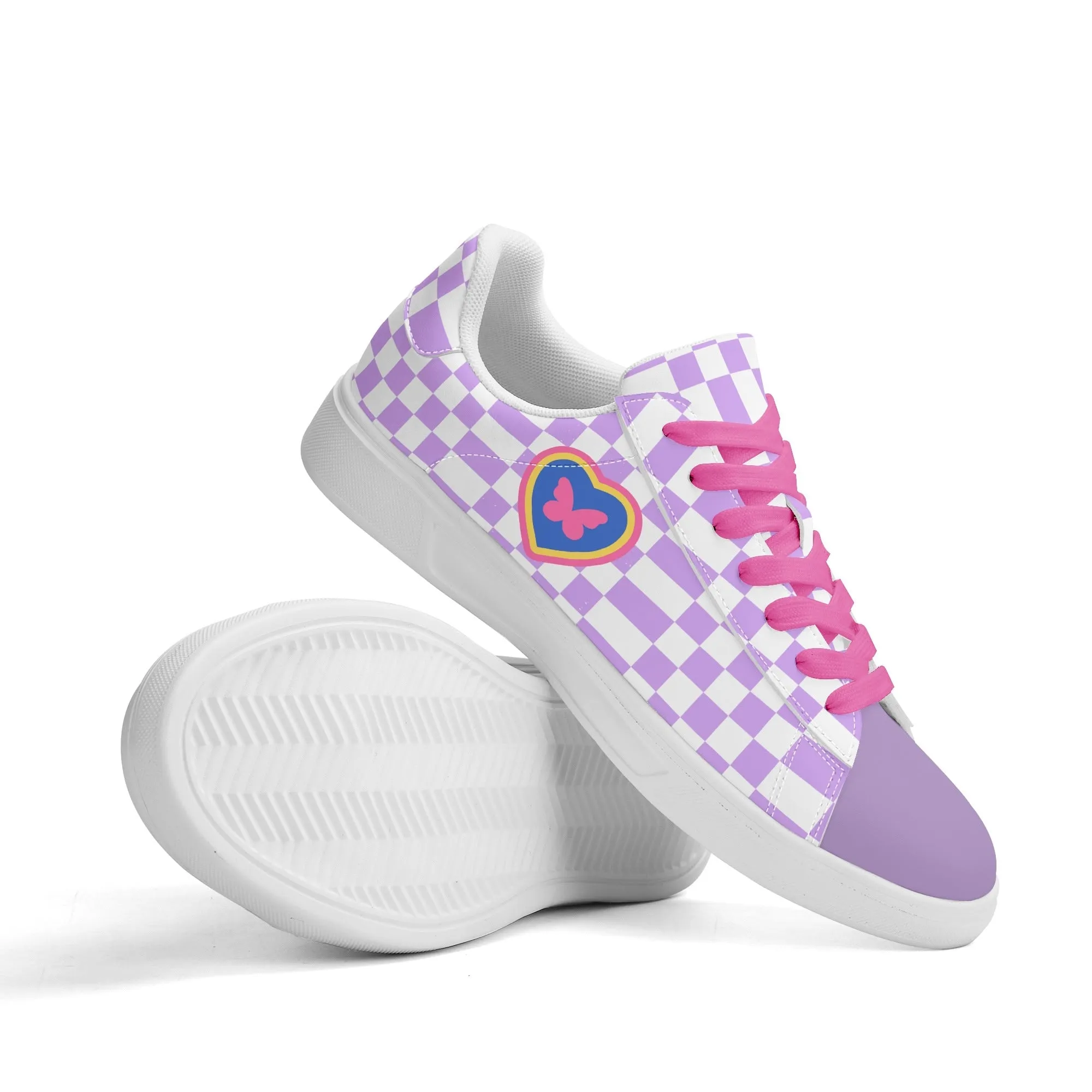 Dream Pop Unisex Low Top Leather Kicks