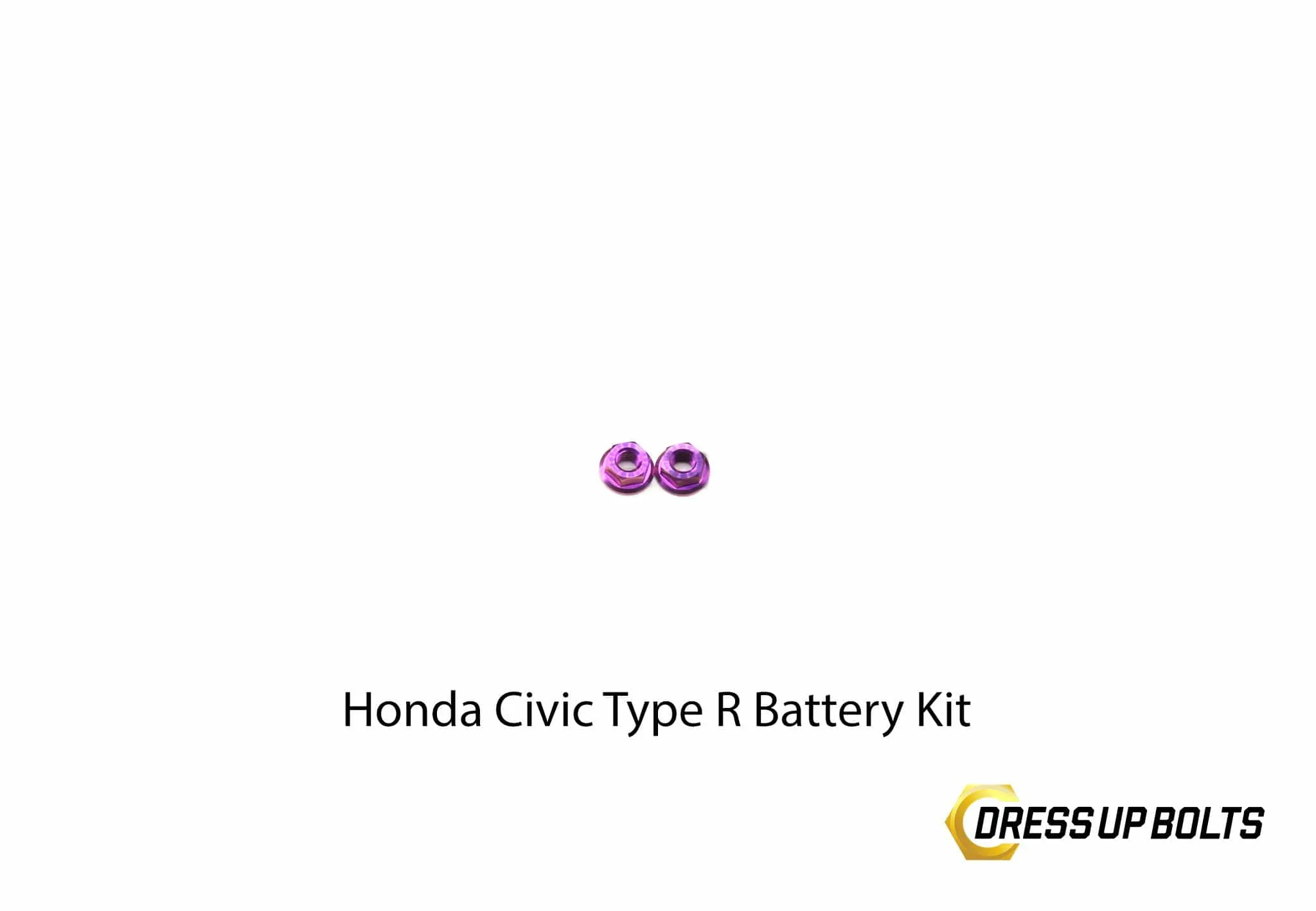 Dress Up Bolts Titanium Hardware Battery Kit - Honda Civic Type R (2017-2021)