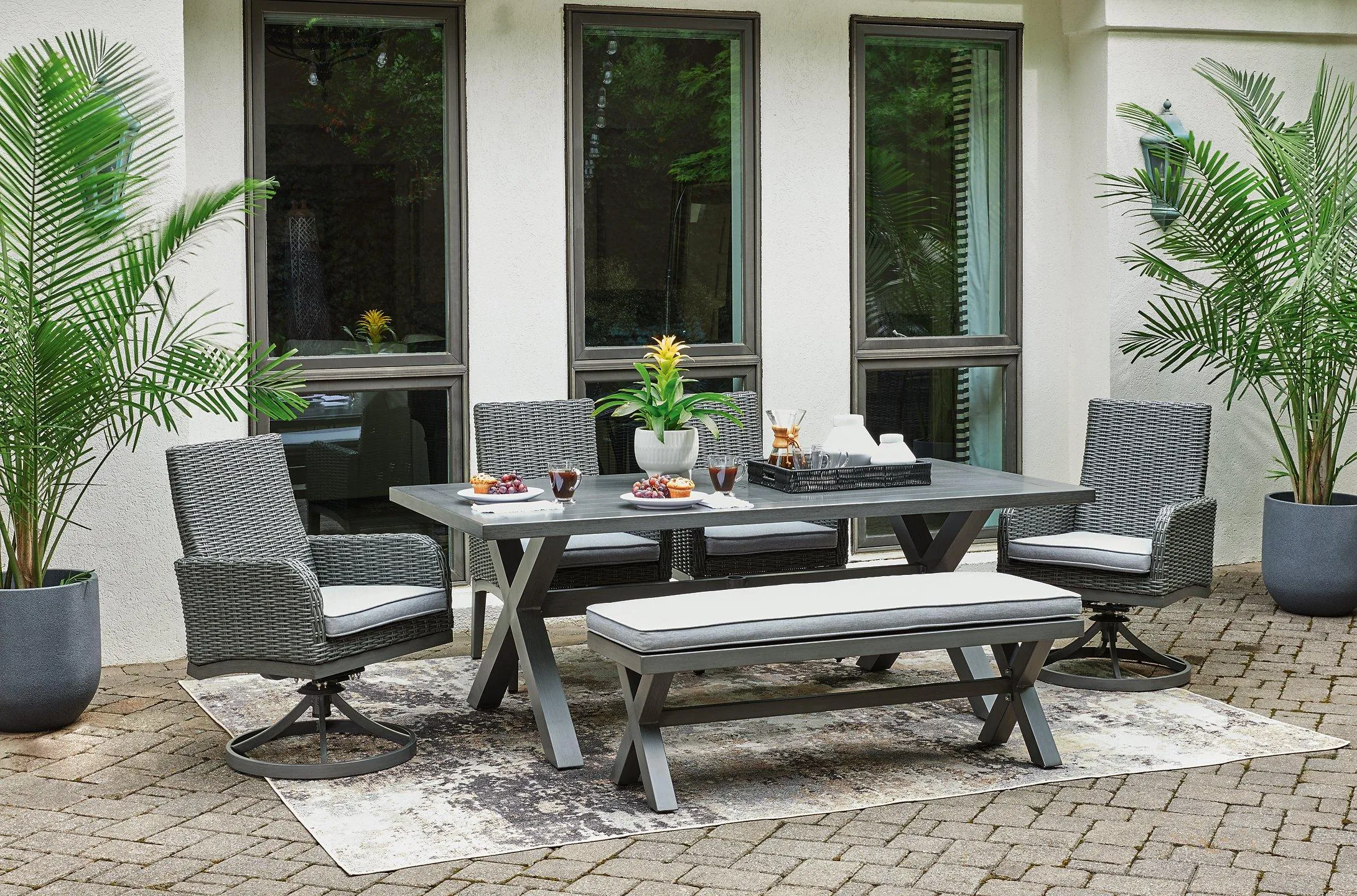 Elite Park 6-Piece Outdoor Dining Package