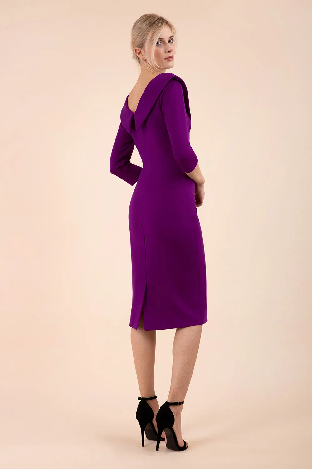 Eliza 3/4 Sleeve Pencil Dress