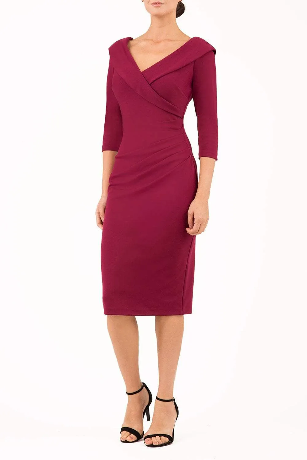 Eliza 3/4 Sleeve Pencil Dress