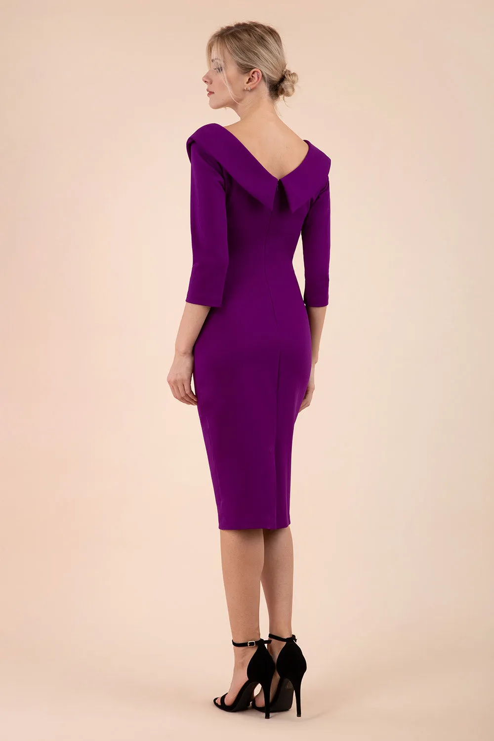 Eliza 3/4 Sleeve Pencil Dress