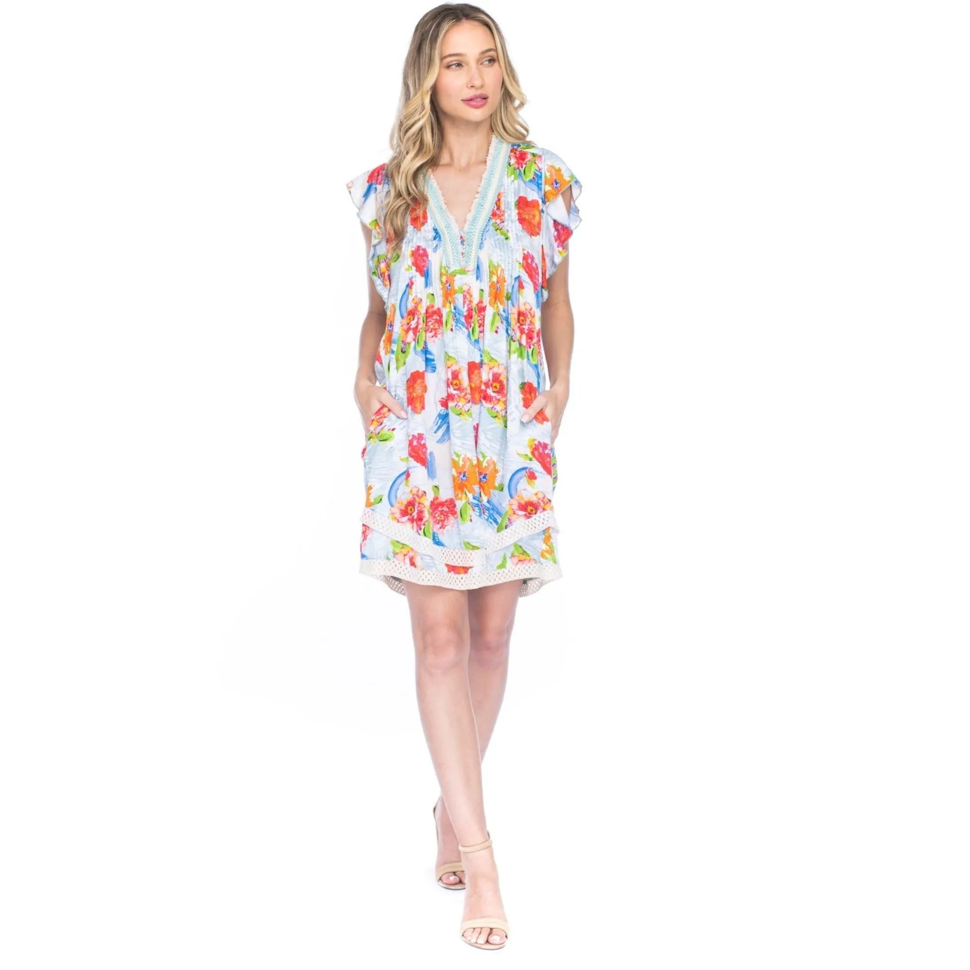 Elma Apricot Dress