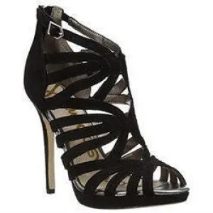 Eve Cage Suede Sandal