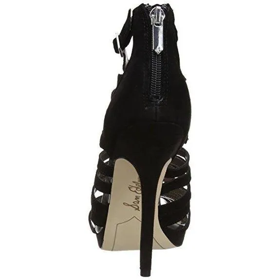 Eve Cage Suede Sandal
