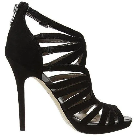 Eve Cage Suede Sandal