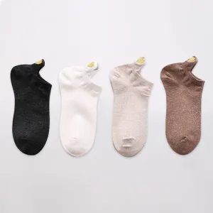 Fashion Ankle Socks - 4 Pairs