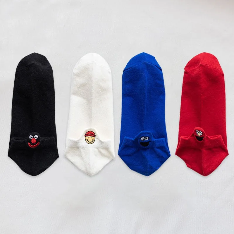 Fashion Ankle Socks - 4 Pairs