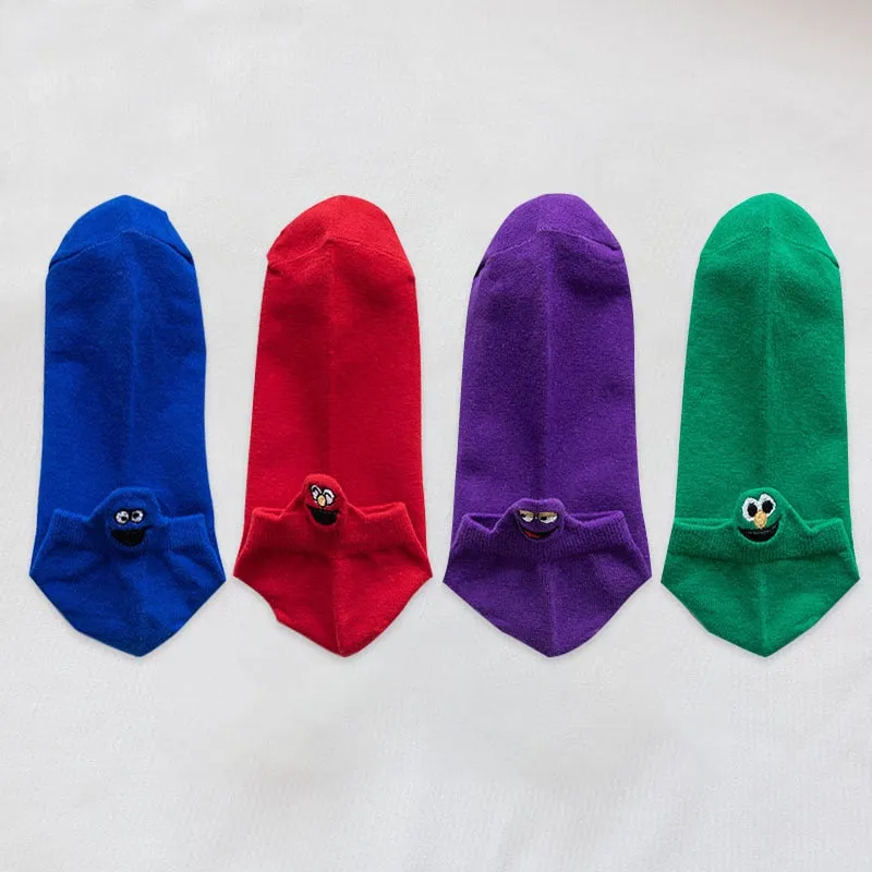 Fashion Ankle Socks - 4 Pairs