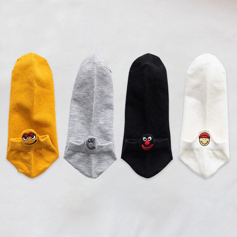 Fashion Ankle Socks - 4 Pairs