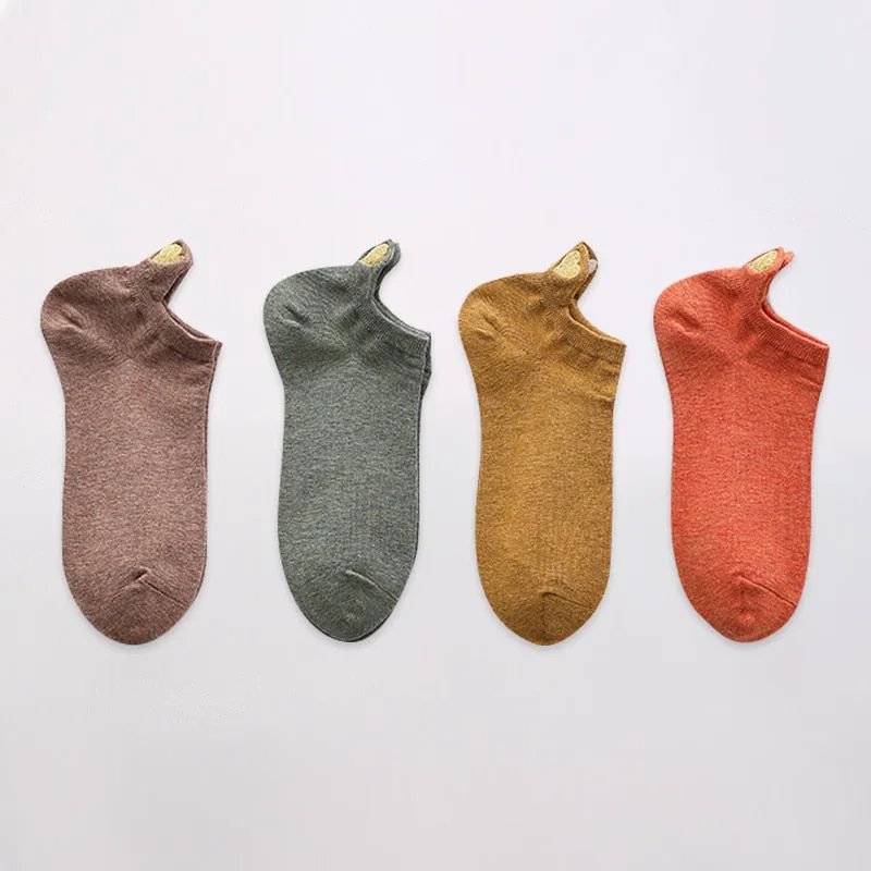 Fashion Ankle Socks - 4 Pairs