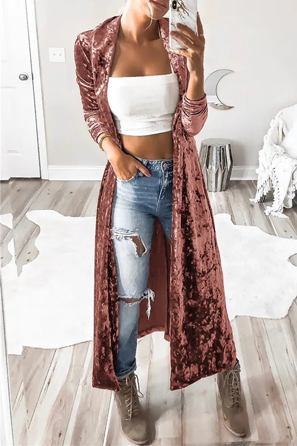 Fashion Casual Patchwork Basic Outerwear(3 Colors)