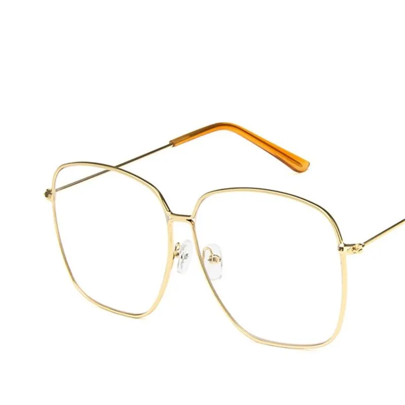 Fashion Metal Women Sunglasses Mirror Classic Large frame Retro Street Beat Glasses Travel