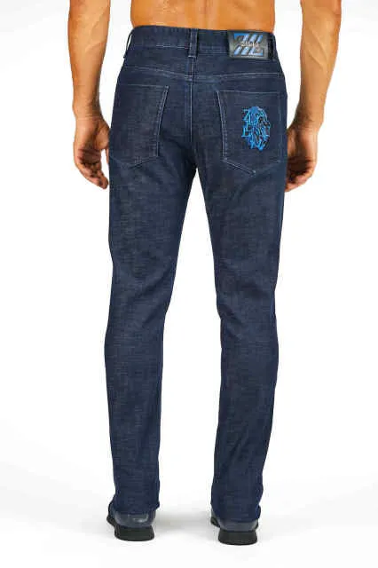Fashion Middle waist embroidery zipper Jeans