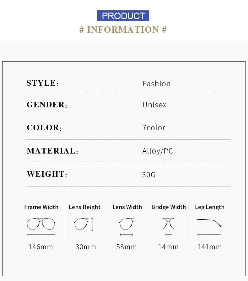 Fashion Square Small  Retro Vintage One Piece Rimless Sun Glasses