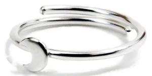 Fjellsmykke - Moonlight Silver Ring, Low