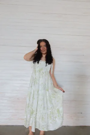 Floral Tiered Midi Dress
