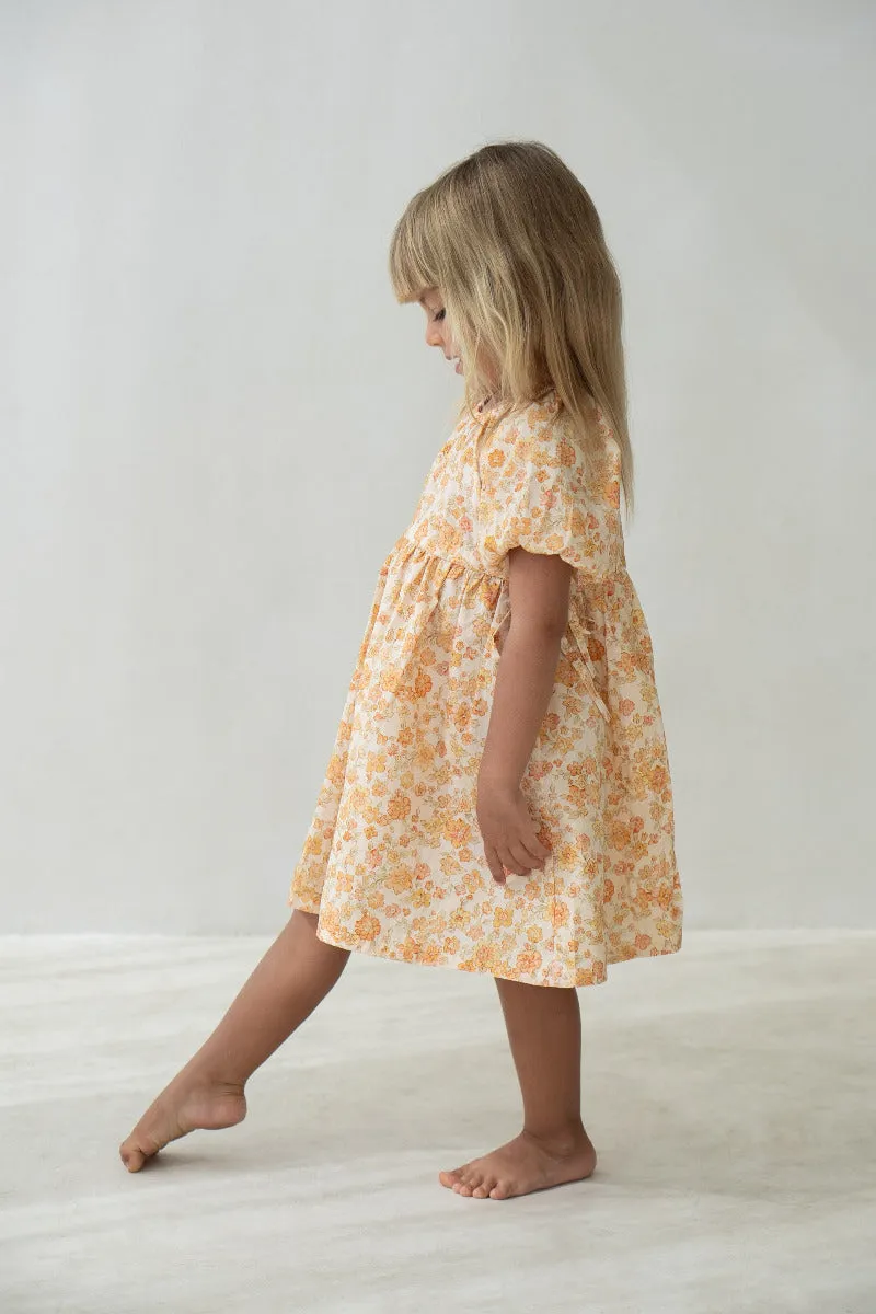 Florence Dress - Buttercup Print