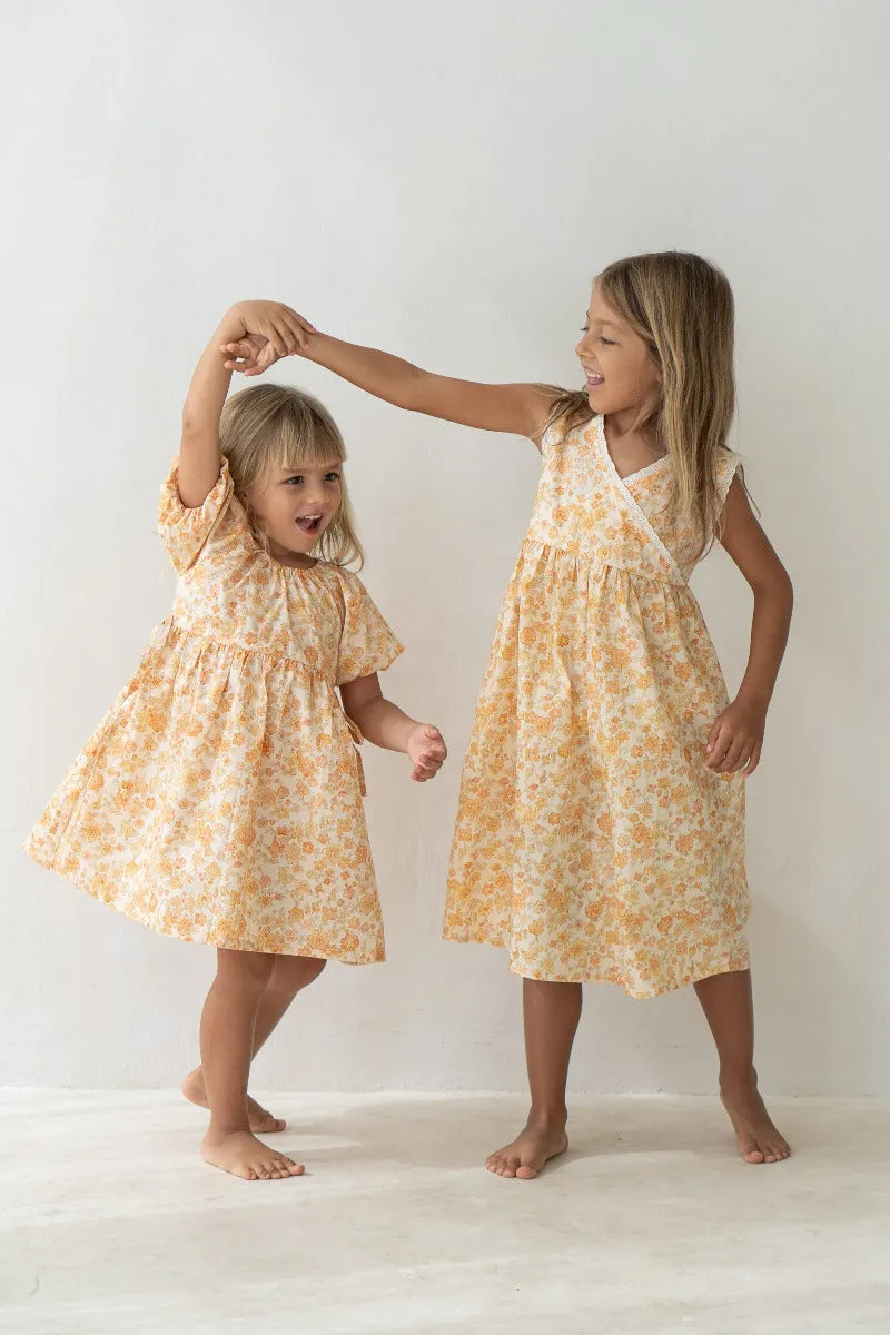 Florence Dress - Buttercup Print