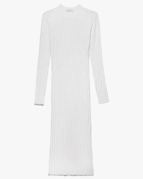 FRAME | Ribbed Sweater Dress | Off White