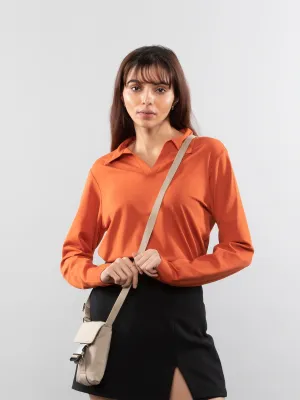 Full-sleeve lifestyle polo