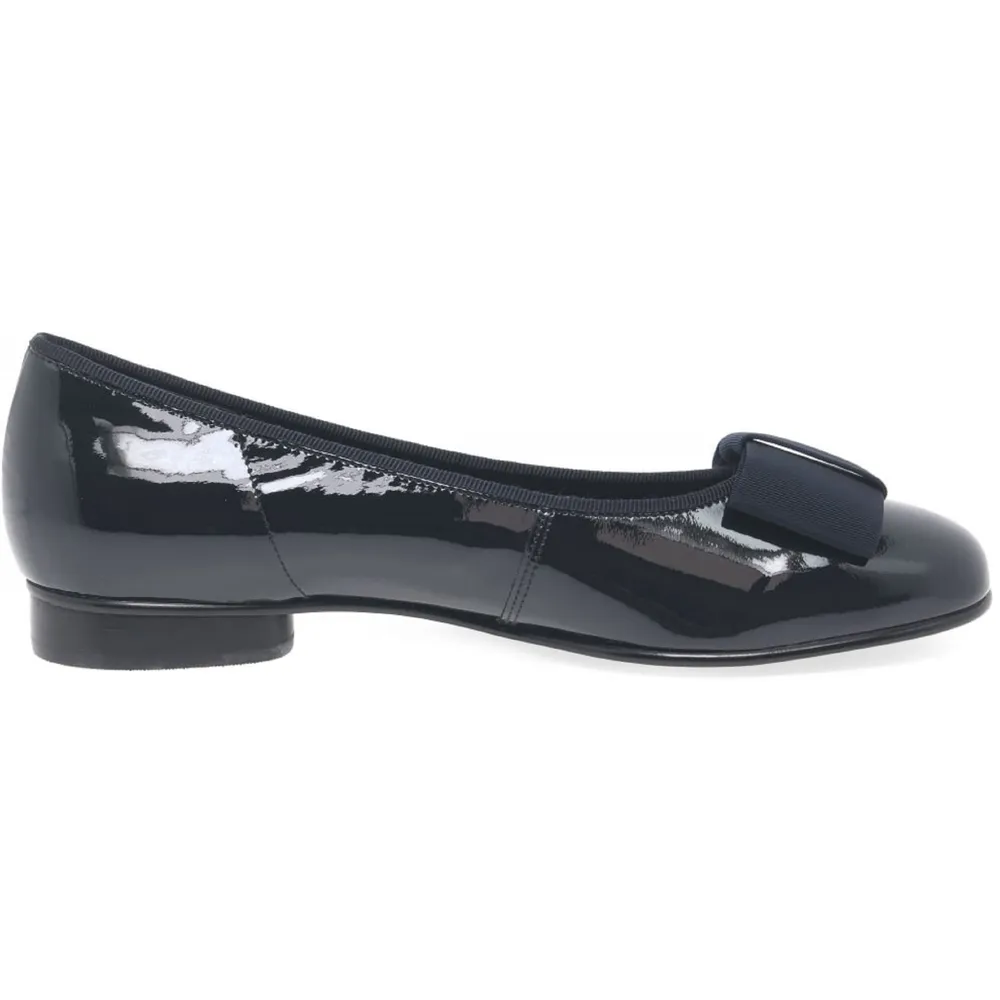 Gabor Assist Navy Patent Shoes