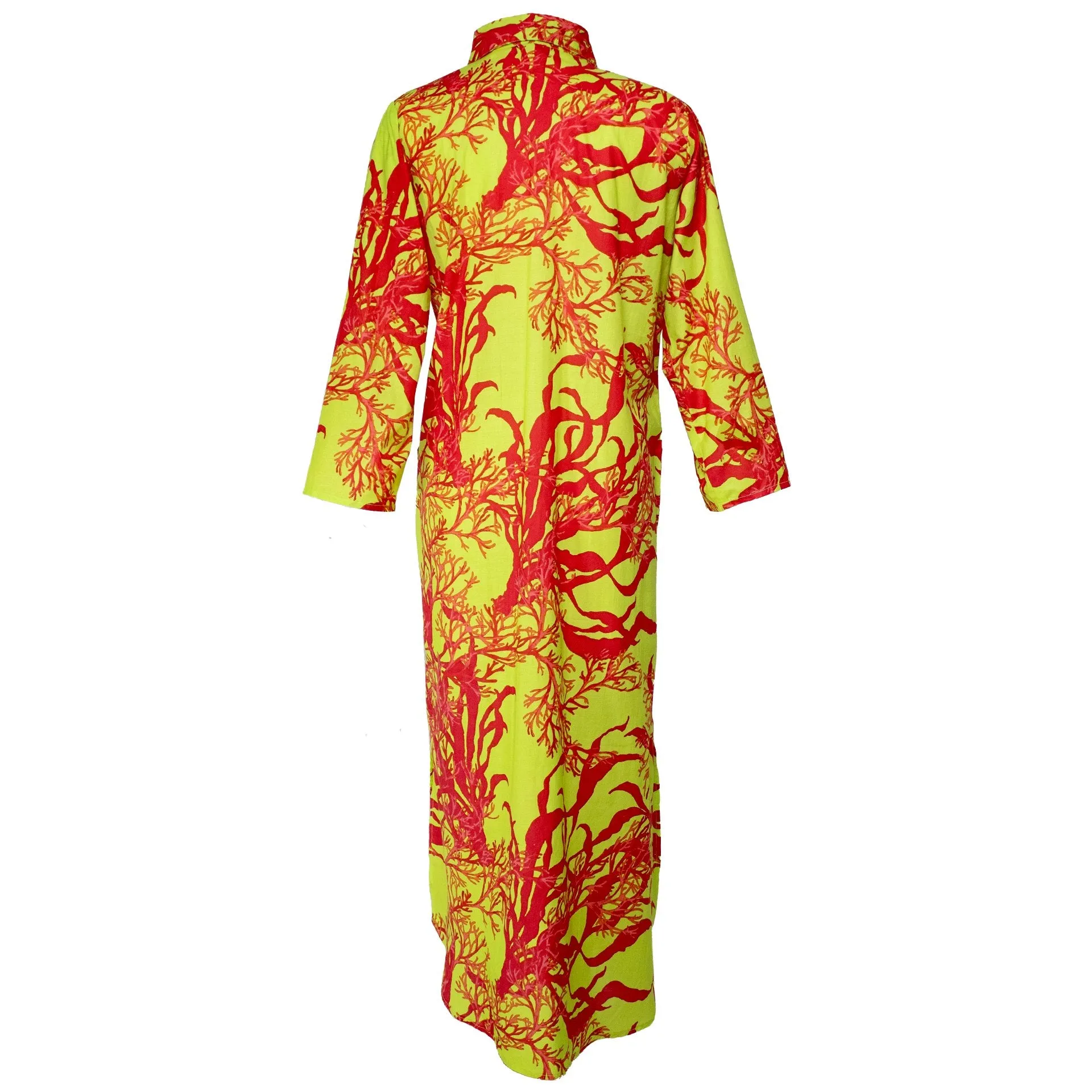 Gabriella Coral Print Maxi Dress