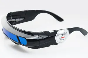 Gafas estilo X-Men Cyclops Láser Rave DJ EMF Punk Concierto Retro 100% Protección UV400 Espejo Cosplay Calidad Excelente