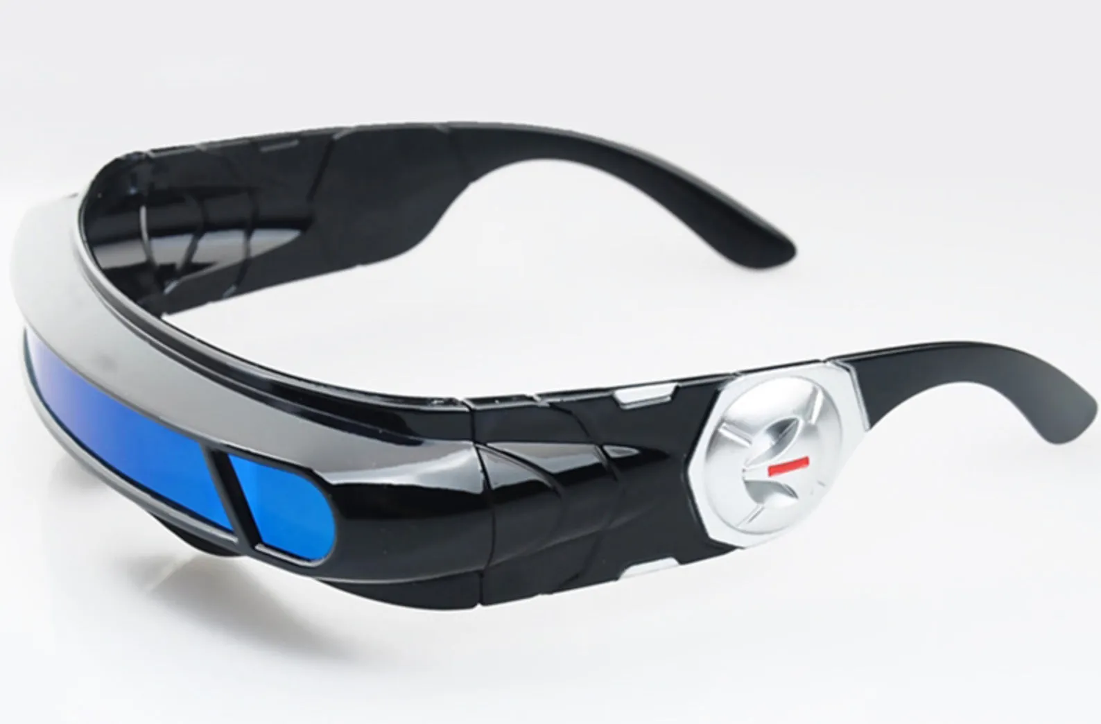 Gafas estilo X-Men Cyclops Láser Rave DJ EMF Punk Concierto Retro 100% Protección UV400 Espejo Cosplay Calidad Excelente