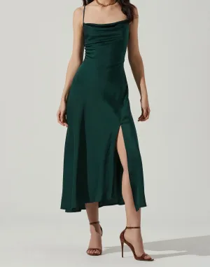 Gaia Dress Hunter Green