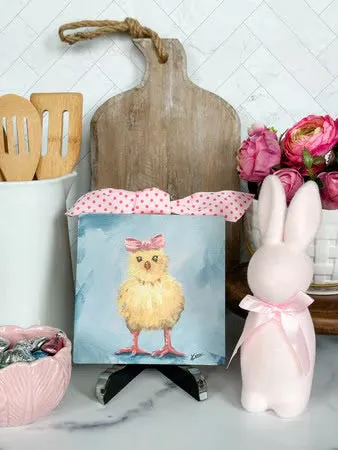 Gallery Mini || Pink Bow Chick Print